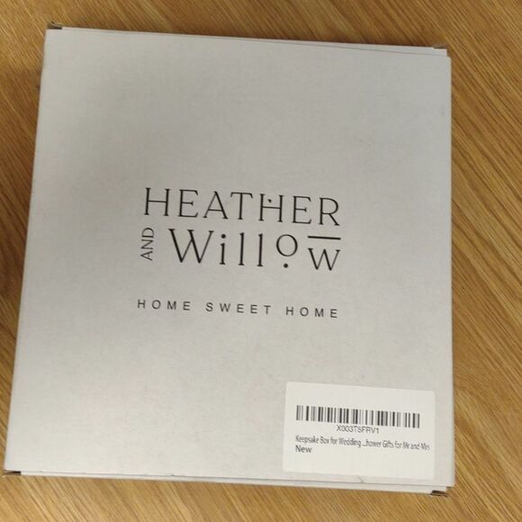 Heather and Willow Keepsake Memory Wedding Couple Box - New - Picture 7 of 7